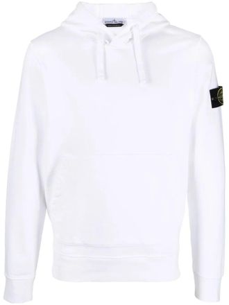 Stone Island Hooded Sweatshirt Organic Cotton Fleece