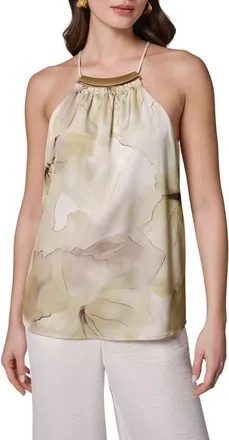 DKNY Print Sleeveless Top in Citrus Multi at Nordstrom, Size X-Small
