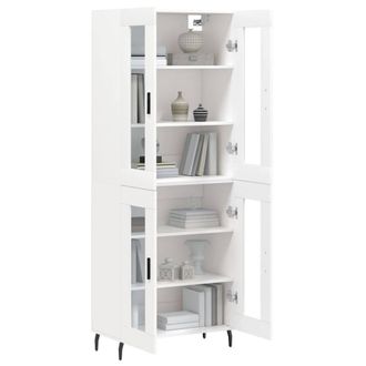 Berkfield Home Highboard White 69.5x34x180 cm Engineered Wood