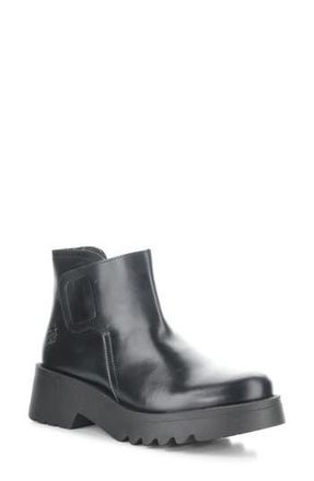 FLY London Mufe Platform Wedge Bootie in Black at Nordstrom Rack, Size 10-10.5Us / 41Eu