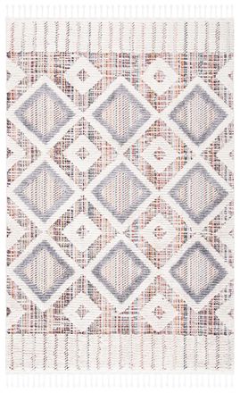 Safavieh Alfombra poli&eacute;ster grigio/multicolore 122 x 183 cm