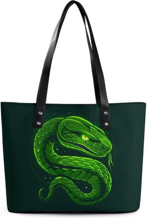 Generic Cobra Snake Tote Bags for Women Cute Shoulder Purses Handbags