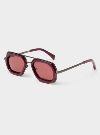 Dries Van Noten Double frame aviator sunglasses