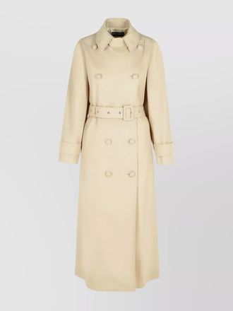 Dolce & Gabbana belted polyester blend trench coat