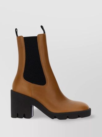 Burberry leather boots