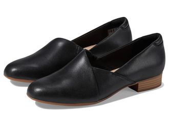 Clarks Juliet Palm Womens Shoes Black Leather : 8.5 A - Narrow