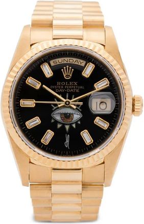 Jacquie Aiche Day Date 34mm personalizzato - Nero