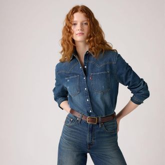 Levi's Rectangle Buckle Belt - Mens - 80 - Brown