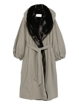 Magda Butrym Bontjas met capuchon - Grijs