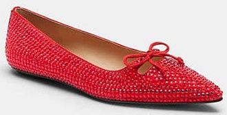 Coach Flat With Crystals