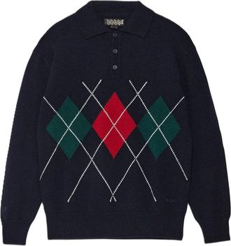 Baracuta Polo Neck Argyle