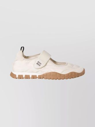 Miu Miu technical fabric ballerina shoes
