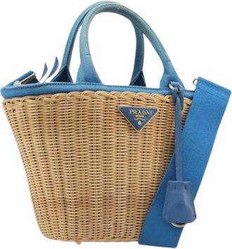Prada Bolso Cubo Vintage Pre-owned - Pre-owned - Mujer - Azul - ONE SIZE