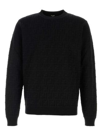 Fendi Ff-Pattern Cotton Sweater Clothing