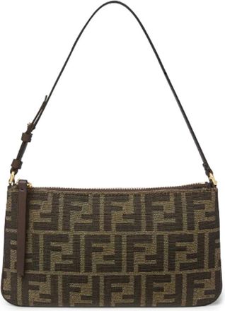 Fendi Baguette Patterned Tote Bag