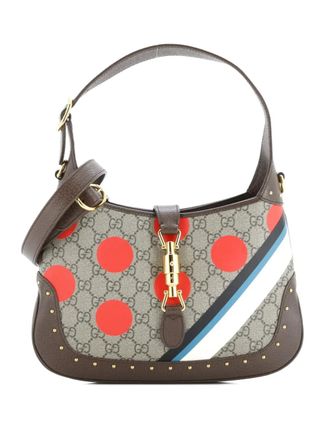 Gucci Jackie 1961 Printed GG Coated Canvas Small hobo bag - Multicolore