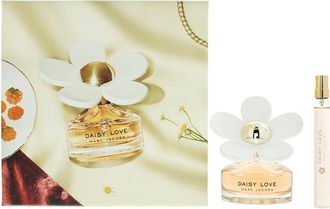 Marc Jacobs Womens Daisy Love Eau De Toilette 50ml + Eau De 10ml Gift Set - Cream - One Size