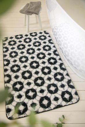 Wecon Home Badematte »J&J« Höhe 15 mm waschbar, rutschfest, strapazierfähig, saugfähig, pflegeleicht, weich