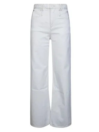 Isabel Marant High Waist Lemy Wide-Leg Jeans