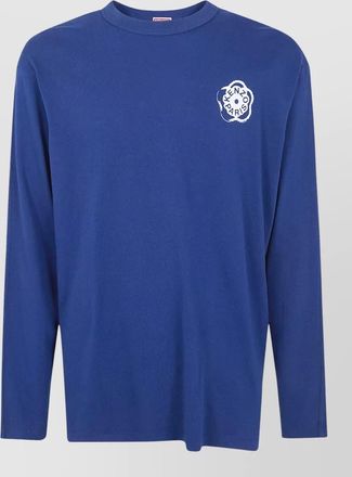Kenzo cotton logo print long sleeve t-shirt