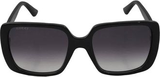 Gucci Grey Gradient Square Ladies Sunglasses GG0632S 001 56