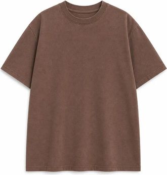 A.P.C. Printemps 26 T-Shirt - Dames - T-shirts - Bruin - XL - Katoen - Tops