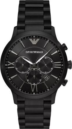 Emporio Armani Accessoires, Heren, Zwart, ONE Size, Ar 11349 Chronograaf Horloge