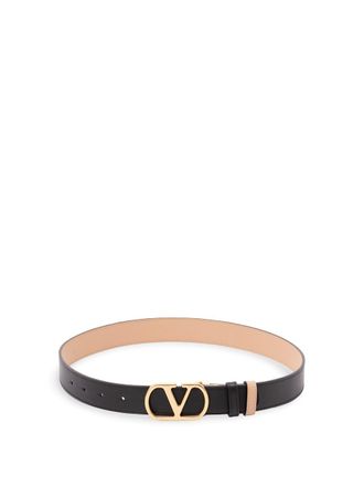 Valentino Garavani Vlogo Signature Buckle Belt