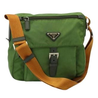 Prada Pre-owned Vintage Shoulder Bag - unisex - Prada Vintage - Vintage Cross Body Bags - Green - ONE SIZE - Pre-owned