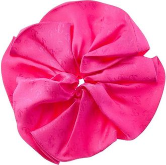 Jimmy Choo London Logo Silk Scrunchie