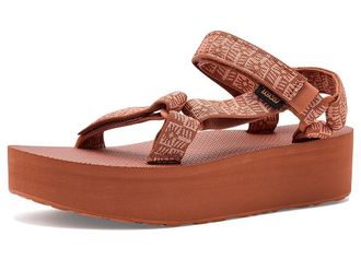 Teva Flatform Womens Dress Sandals Crafted Floral Vintage Brown : 11 B - Medium, Synthetic