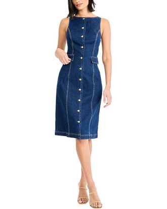 Maggy London Sleeveless Midi Dress
