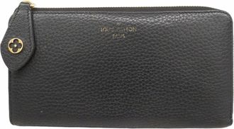 Louis Vuitton Noir Long Wallet (Bi-Fold) (Pre-Owned)