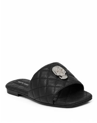 Philipp Plein Platte Sandalen Skull