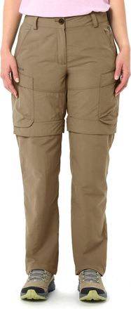Vaude Zip-off-Hose VAUDE WOMENS NEYLAND CARGO ZO PANTS, Damen, Gr. 34, N-Gr, oat, Obermaterial: 100% Polyamid. Futter: 100% Polyester, Hosen Zip-off-Hose, s