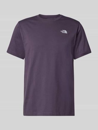 The North Face Regular Fit T-Shirt aus Baumwoll-Mix Modell EVOLUTION in Lila, Gr&ouml;&szlig;e XXL