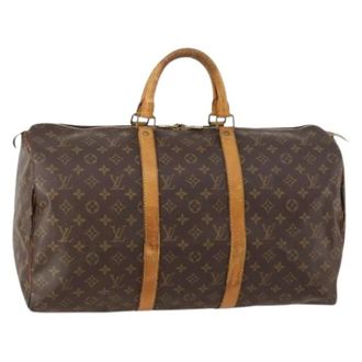 Louis Vuitton Pre-owned Weekend Bags, female, Brown, Size: ONE SIZE Pre-owned Boston Bag