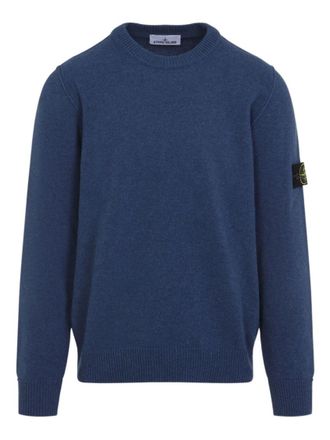 Stone Island Navy Blue Regular Sweater
