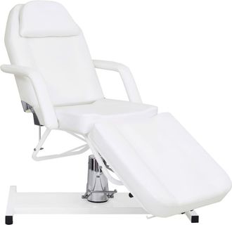 vidaXL Vidaxl Camilla De Masaje Blanca 180x62x(87-112) Cm