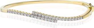 The Diamond Store Lab Diamond Bangle 0.50ct in 18K Gold Vermeil
