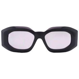 Versace Light Grey Mirrored Silver Irregular Mens Sunglasses VE4425U 54226G 53