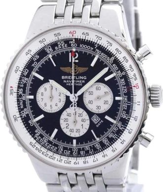 Breitling Pre-owned Navitimer A35340 Polshorloge - Heren - Pre-owned - Zwart - Maat: ONE Size