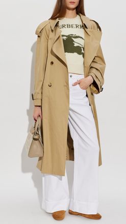 Burberry Fitzrovia Trench Coat, Womens, Beige