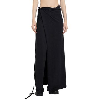 Ann Demeulemeester Marlene Long Wrap Skirt