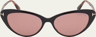 Tom Ford Harlow Acetate Cat-Eye Sunglasses