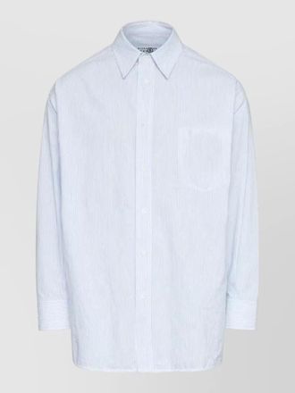 Maison Margiela striped long-sleeve shirt