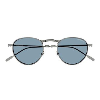 Montblanc MB0280S002 Round Metal Frame Sunglasses - Gray