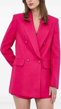 Luisa Spagnoli Blazer in lino - Rosa