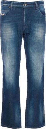 Diesel 1193 D-byl Straight Jeans - Heren - Regular Fit Jeans - Blauw - W32 - Katoen - Jeans