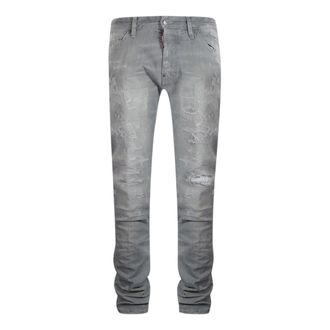 Dsquared2 Mens Cool Guy Jean Light Grey Denim Pants Cotton - Size 48 (Waist)